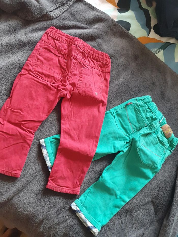 2 pantalons 18 mois - photo numéro 2
