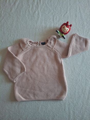 Pull rose pâle 18mois