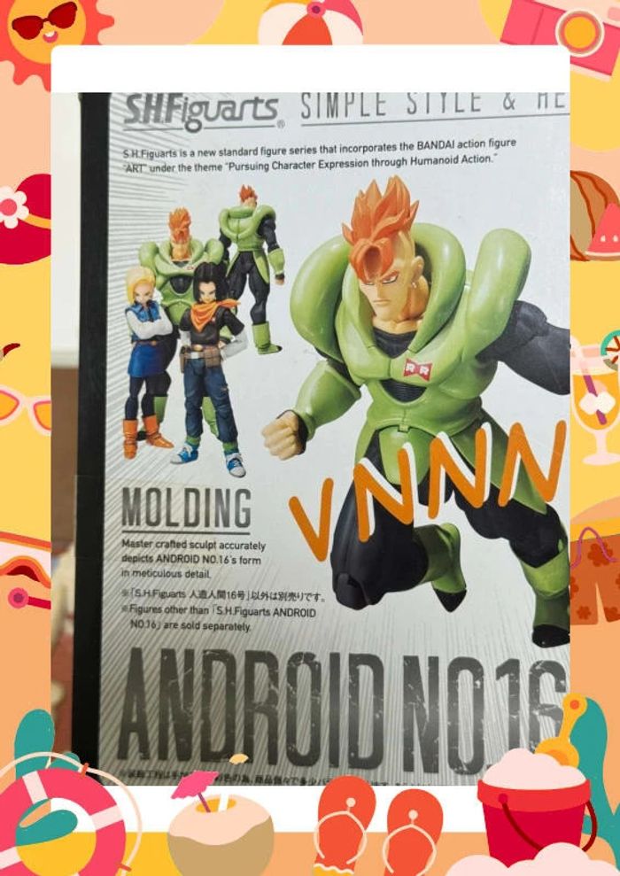 SH figuarts dragon ball z Android 16 C16 en boite - photo numéro 11