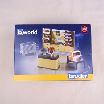 Point relais UPS bworld avec figurine Bruder en boite jamais ouvert