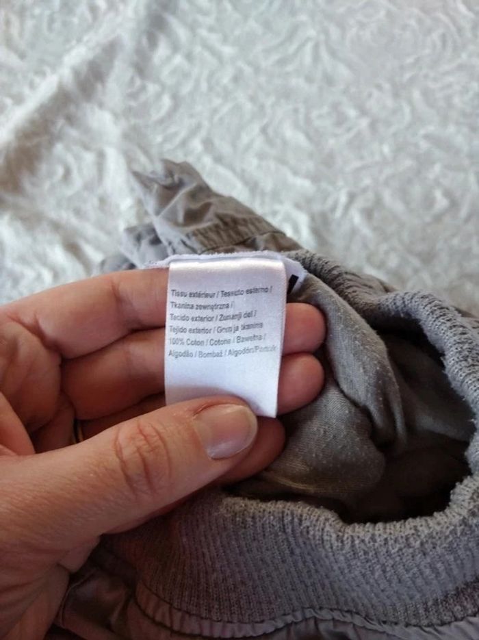 Pantalon doublé Garçon 9 mois Tissaia 100% coton - photo numéro 8