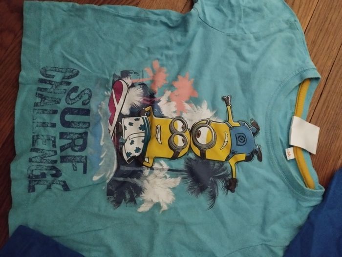 Lot de deux t-shirt Minions - photo numéro 3