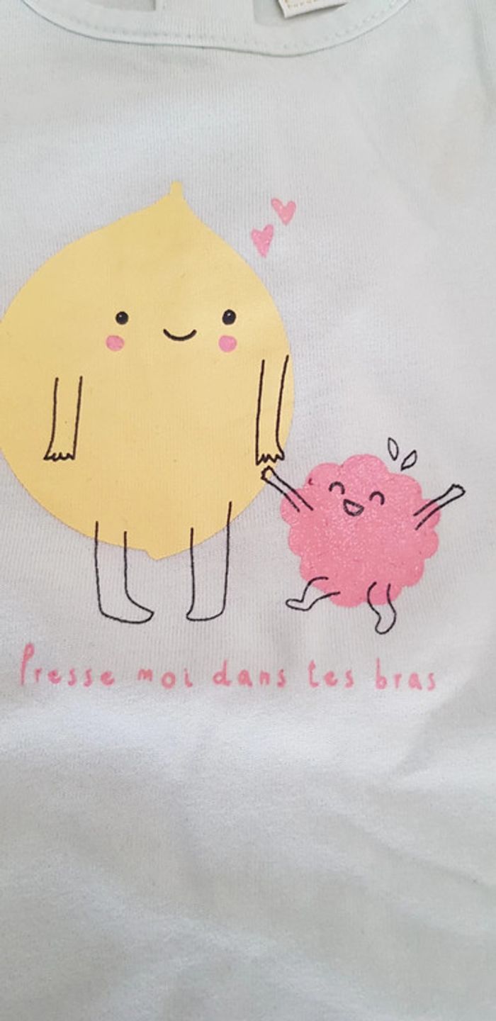 Lot de 4 tee-shirts MC bébé fille - photo numéro 6