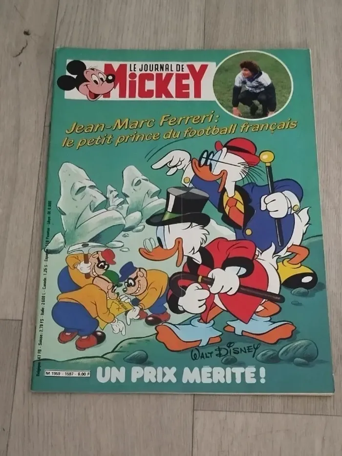 Lot Vintage 7 magazines Journal de Mickey année 1983 L057 - photo numéro 7
