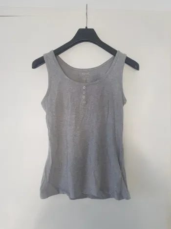 Débardeur Gris Femme Taille S