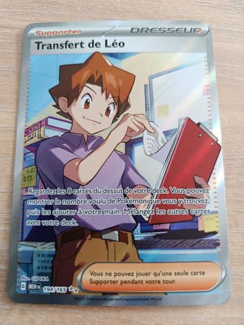 Carte Pokemon 151 Transfert de Leo 194/165