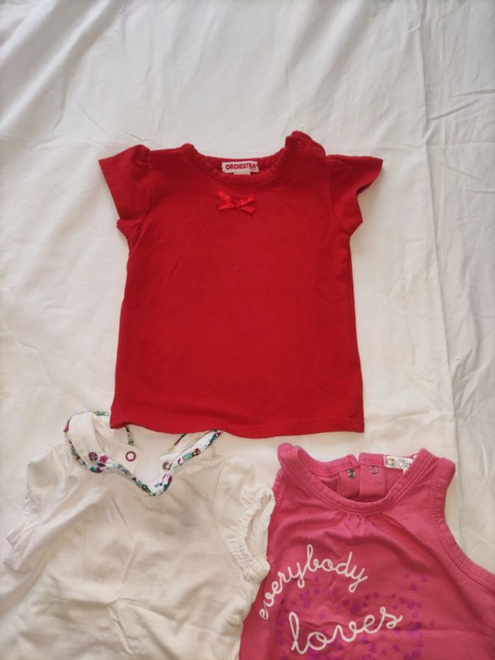 T shirt + débardeur 6 mois - photo numéro 4