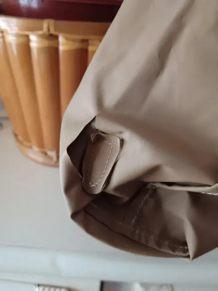 Sac à dos pliage xs Longchamp kaki et marron - photo numéro 14