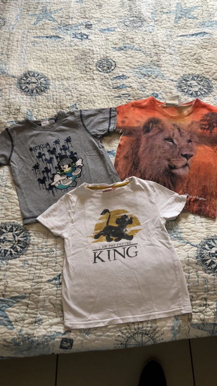 lot de tee shirt 4 ans