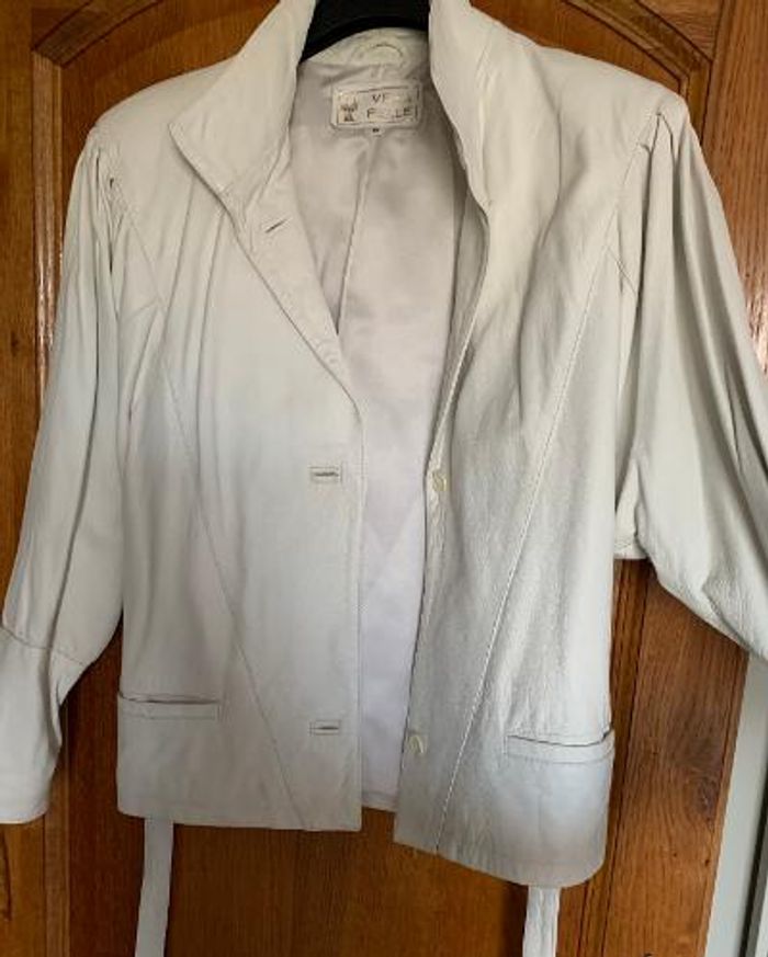 Blouson cuir femme vintage - photo numéro 7