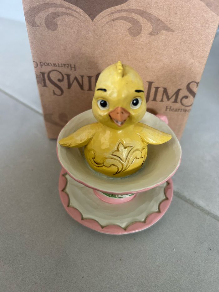 Figurine Mini Poussin Dans Une Tasse À Thé - Jim Shore Heartwood Creek