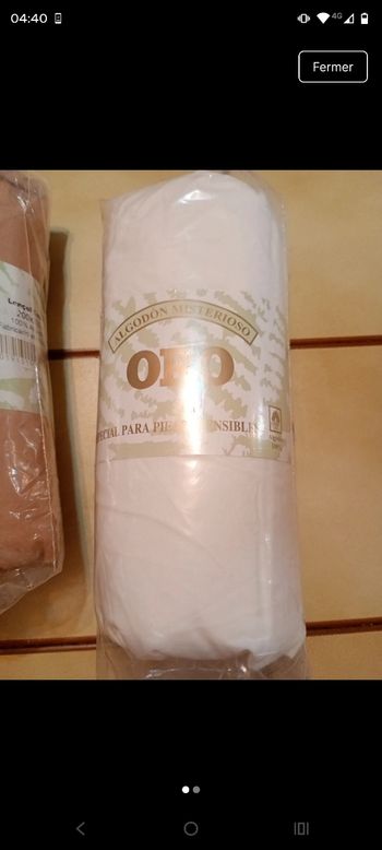 Drap housse jamais déballé 