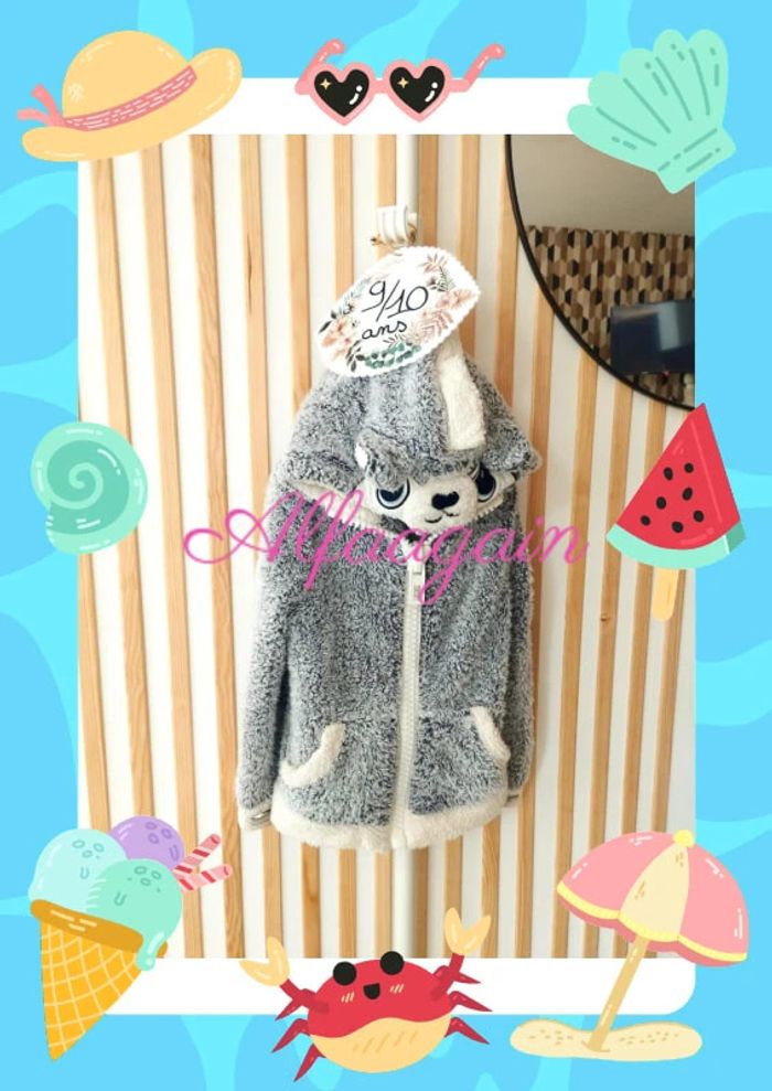 Gilet veste pilou be gummy 9/10ans