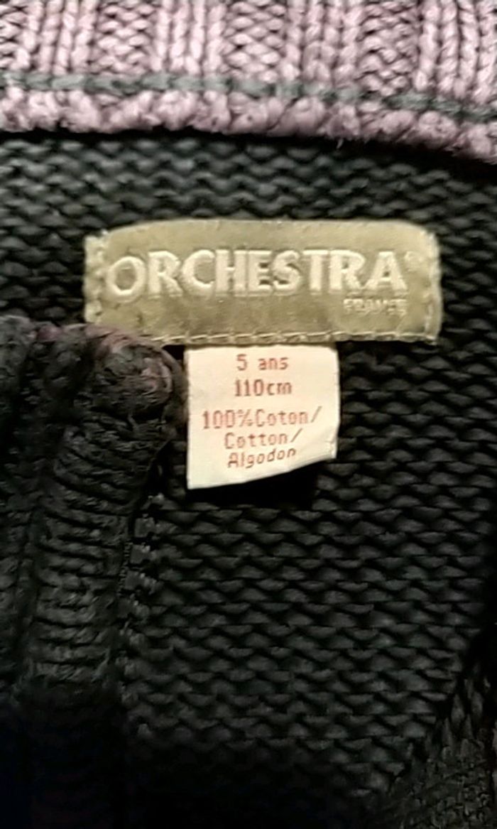 Gilet zippé 5ans Orchestra - photo numéro 2