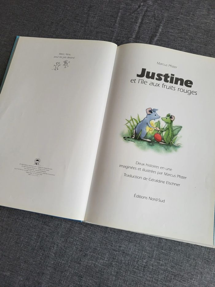 Justine et l'île aux fruits rouges de Marcus Pfister - photo numéro 8