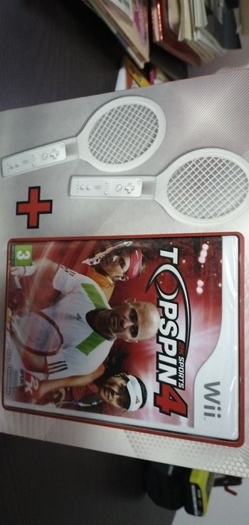 Top spin 4 + 2 raquettes