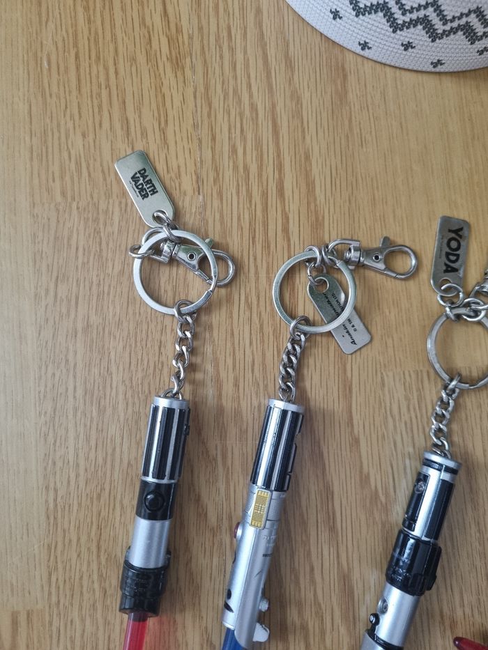 Lot de 4 porte clé Sabre StarWars - photo numéro 3