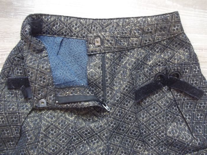 Shor damassé marine et doré Orchestra 10 ans/140 cm - photo numéro 5