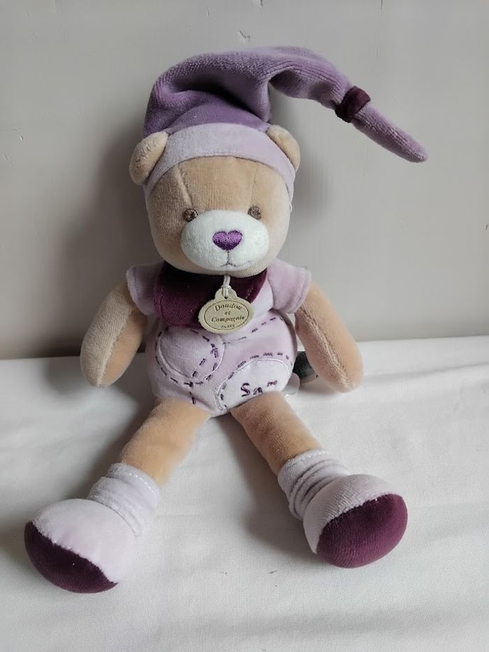 Doudou Ours SAM "Doudou et Compagnie Paris"