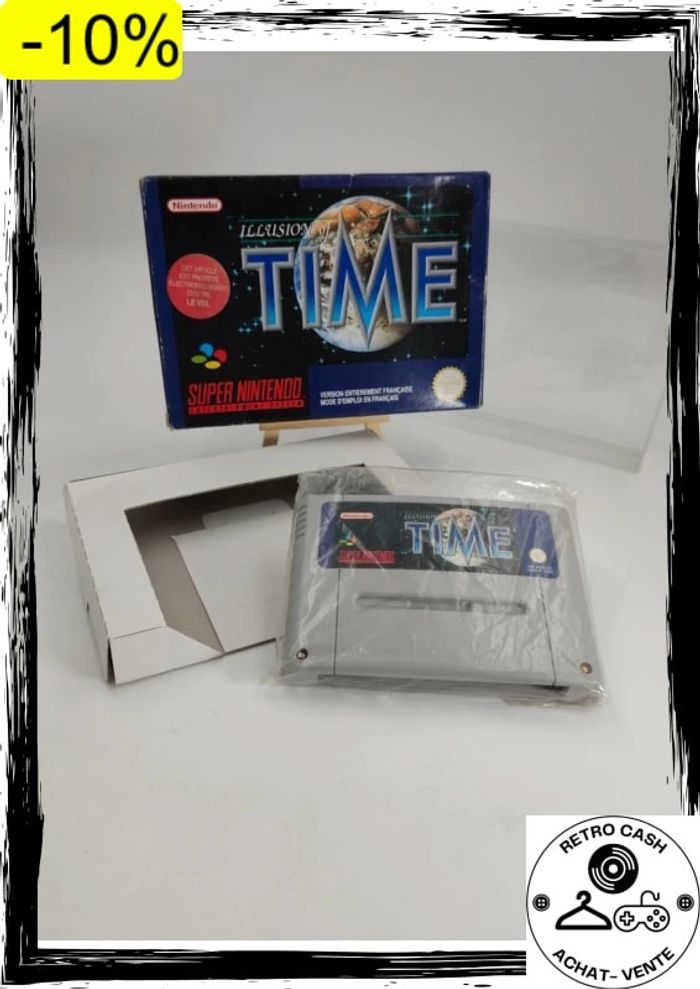 Illusion of Time / Super Nintendo SNES pal fr fah