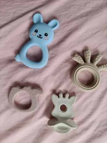Lot d'anneaux de dentition bébé