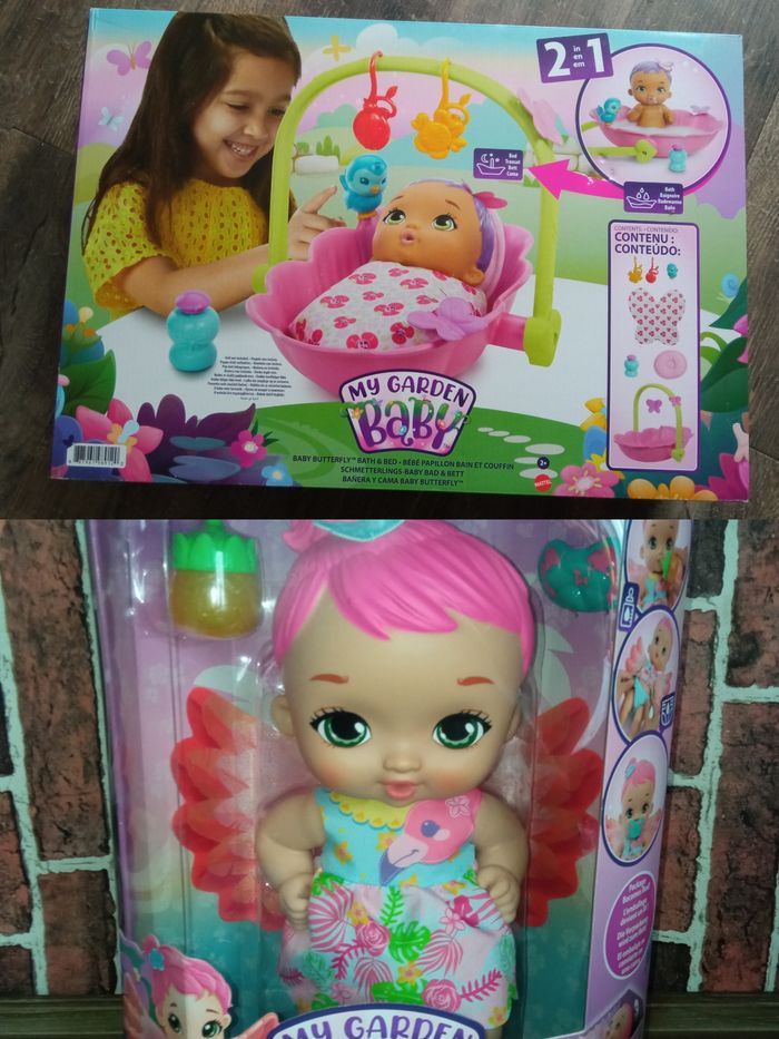 Lot my garden baby poupée et coffret 2 en 1