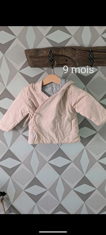 Veste cache coeur 9 mois