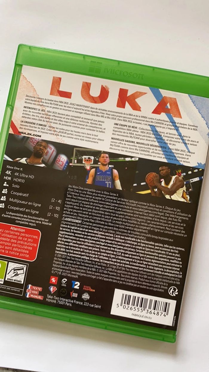 NBA 2k22 Xbox One - photo numéro 2
