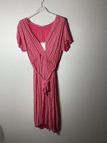 Robe fleuris femme taille unique (36-40)- zelia- neuve avec étiquette