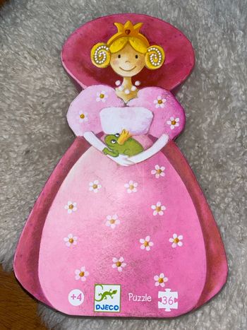 Puzzle, la princesse et la grenouille djeco