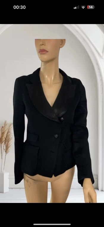 Veste MAJE noire neuve taille 38 – Élégante, parfaite pour toutes occasions !