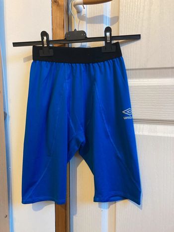 Short de sport cycliste bleu Umbro