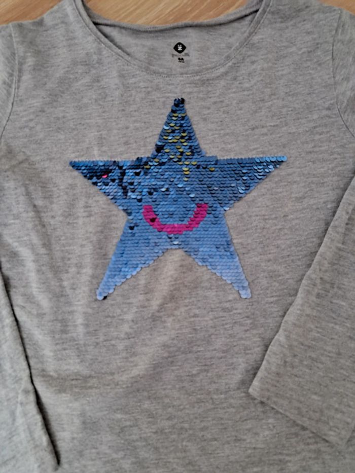 Tshirt sequins 6 ans - photo numéro 2