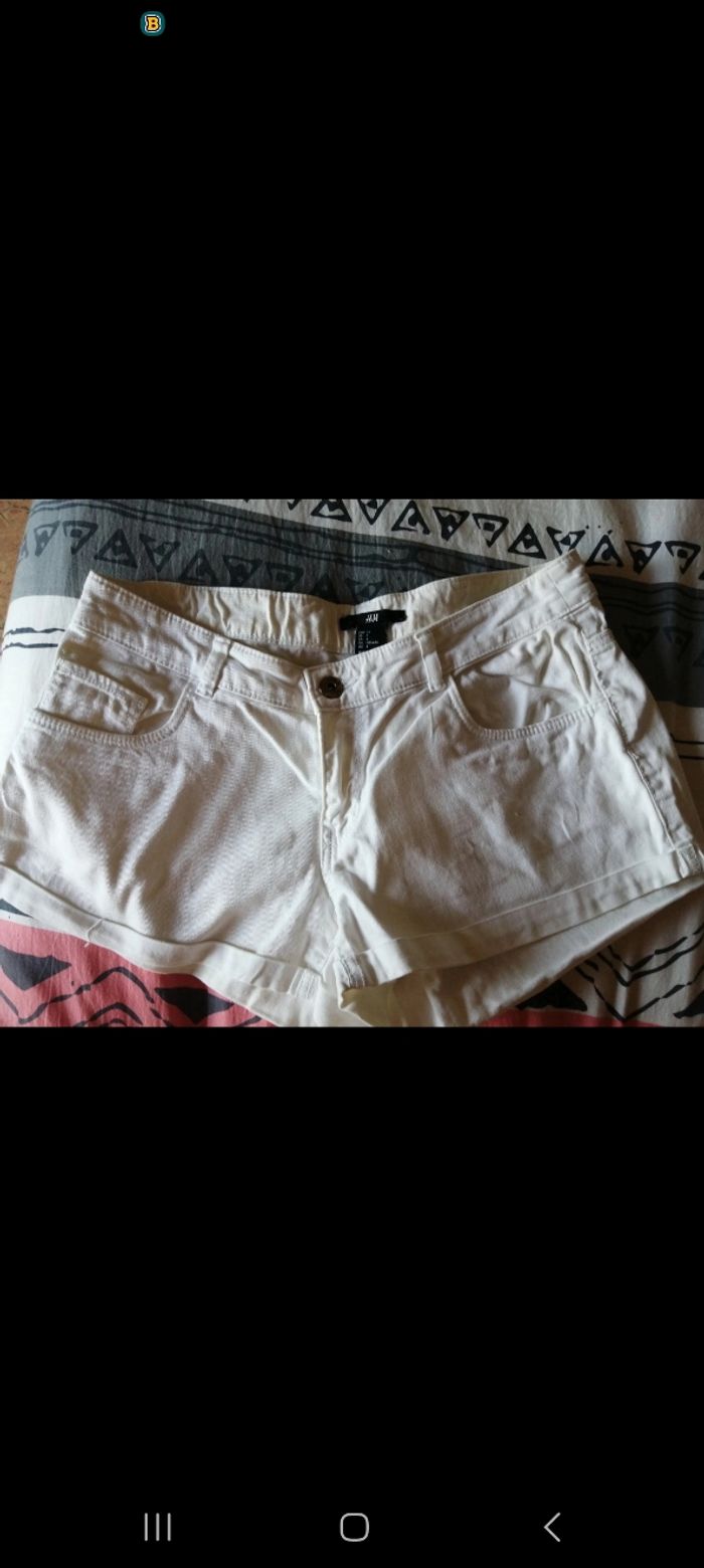 Short blanc - photo numéro 3