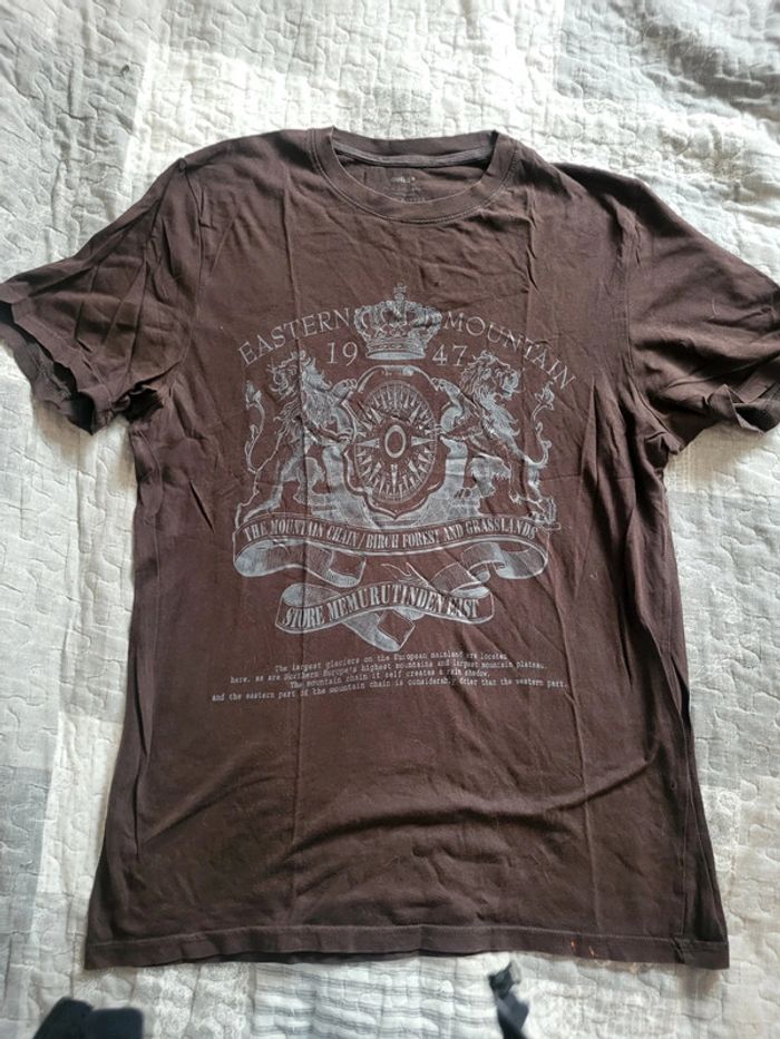Tee shirt marron celio