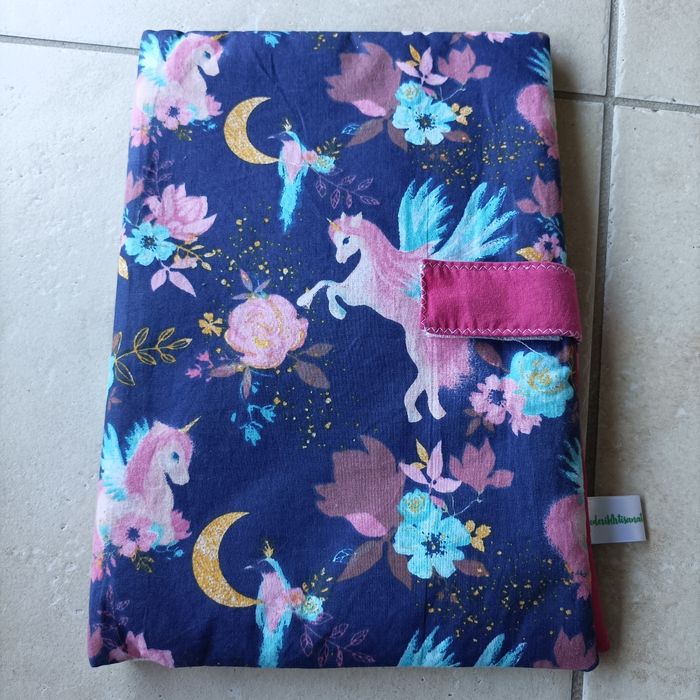 Pochette range-ardoise licorne