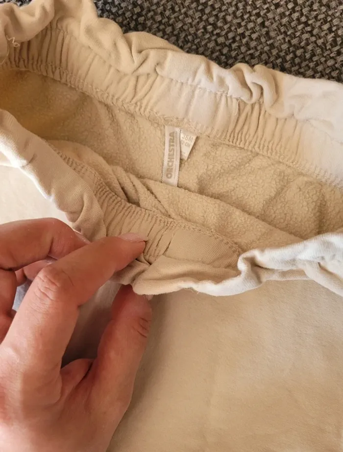 Pantalon sarouel fille molletonné 36 mois - photo numéro 5