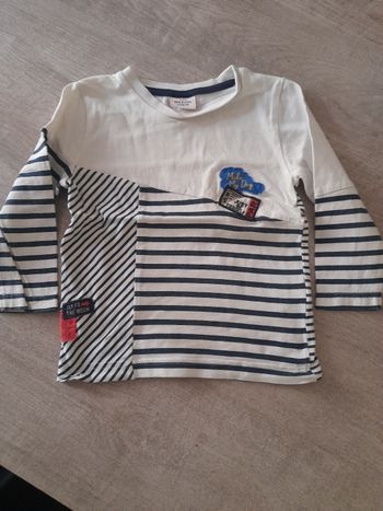 T-shirt manches longues TAO garçon 24 mois