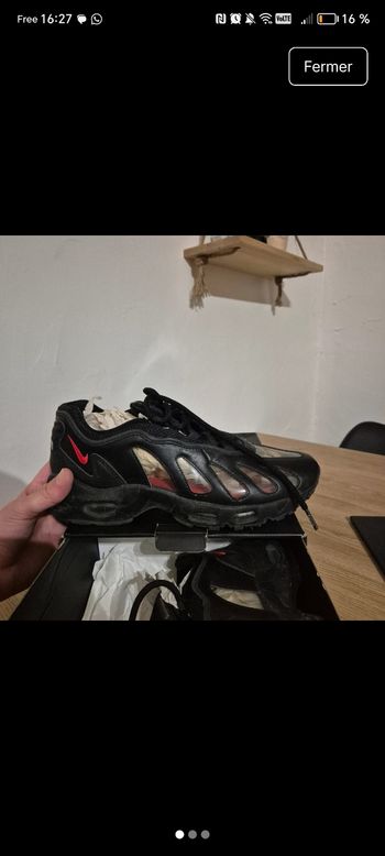 Nike air max 96 suprême noir