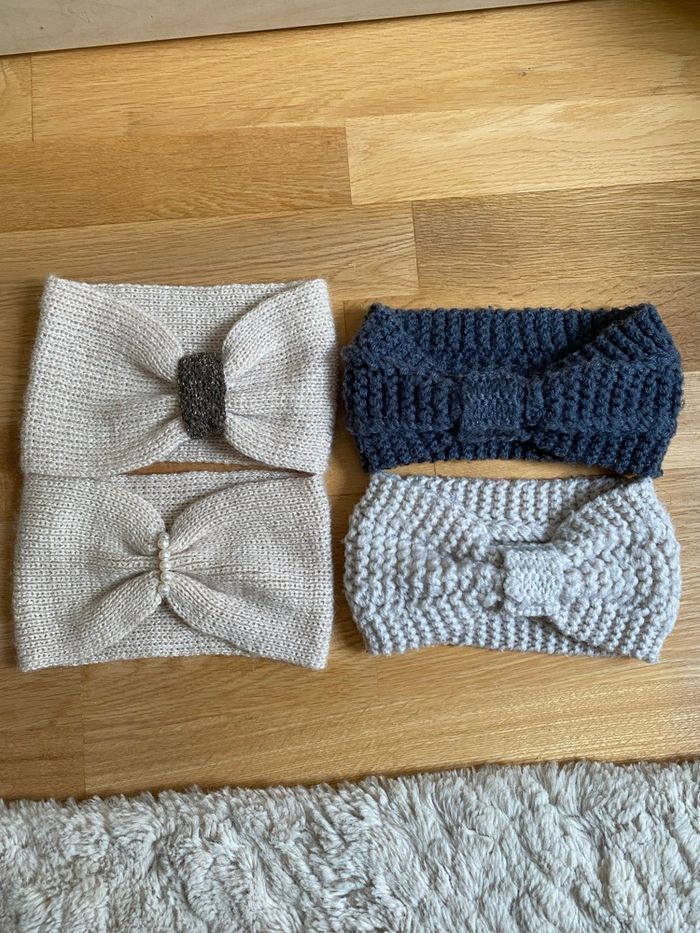 Lot 4 bandeaux tête pour fille