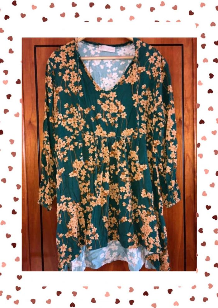 Tunique fleurie April Vintage
