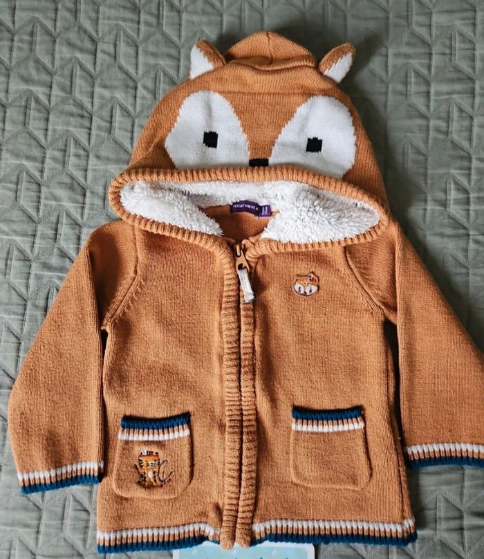 Gilet zippé 12 mois - photo numéro 2