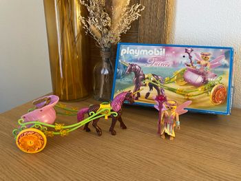 Fée et carrosse licorne Playmobil