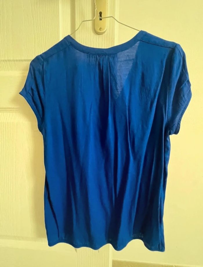 Blouse bleue Zara taille xs - photo numéro 2