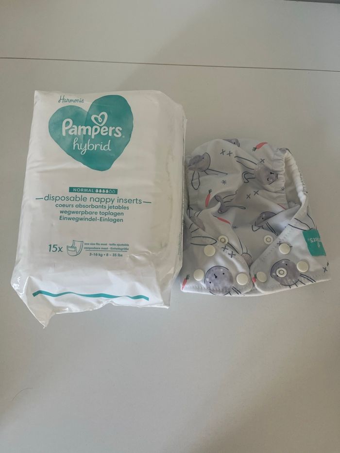 Couches Pampers hybrides 3-15 kilos - photo numéro 1