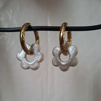 Boucles d’oreilles pampilles en pâte polymère 