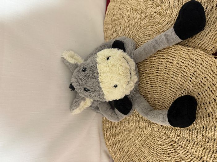 Peluche âne ETAM range pyjama doudou bouillotte 57 cm - photo numéro 5