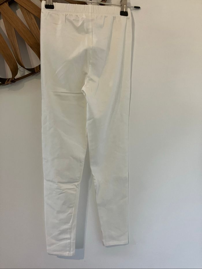 Legging blanc neuf 8 ans Vertbaudet - photo numéro 3