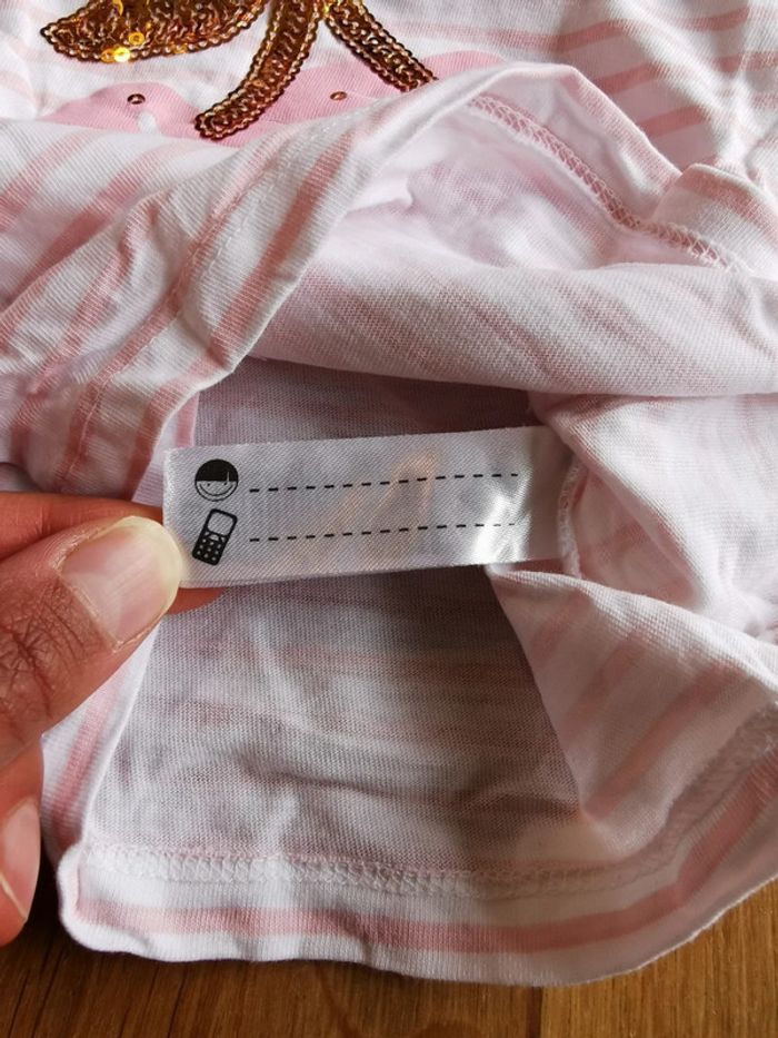 Lot 2 t shirt TEX 6 mois - photo numéro 4