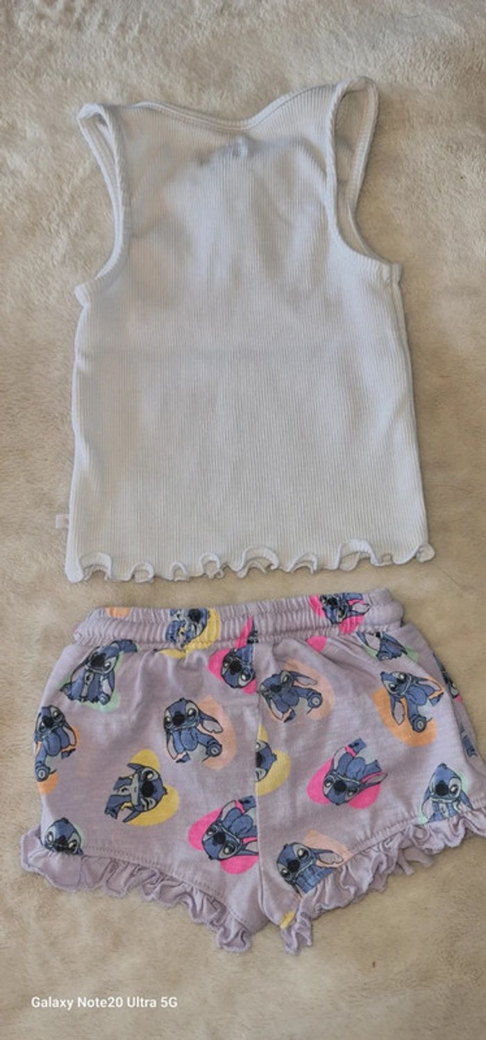 Débardeur et short Stitch 3mois - photo numéro 2